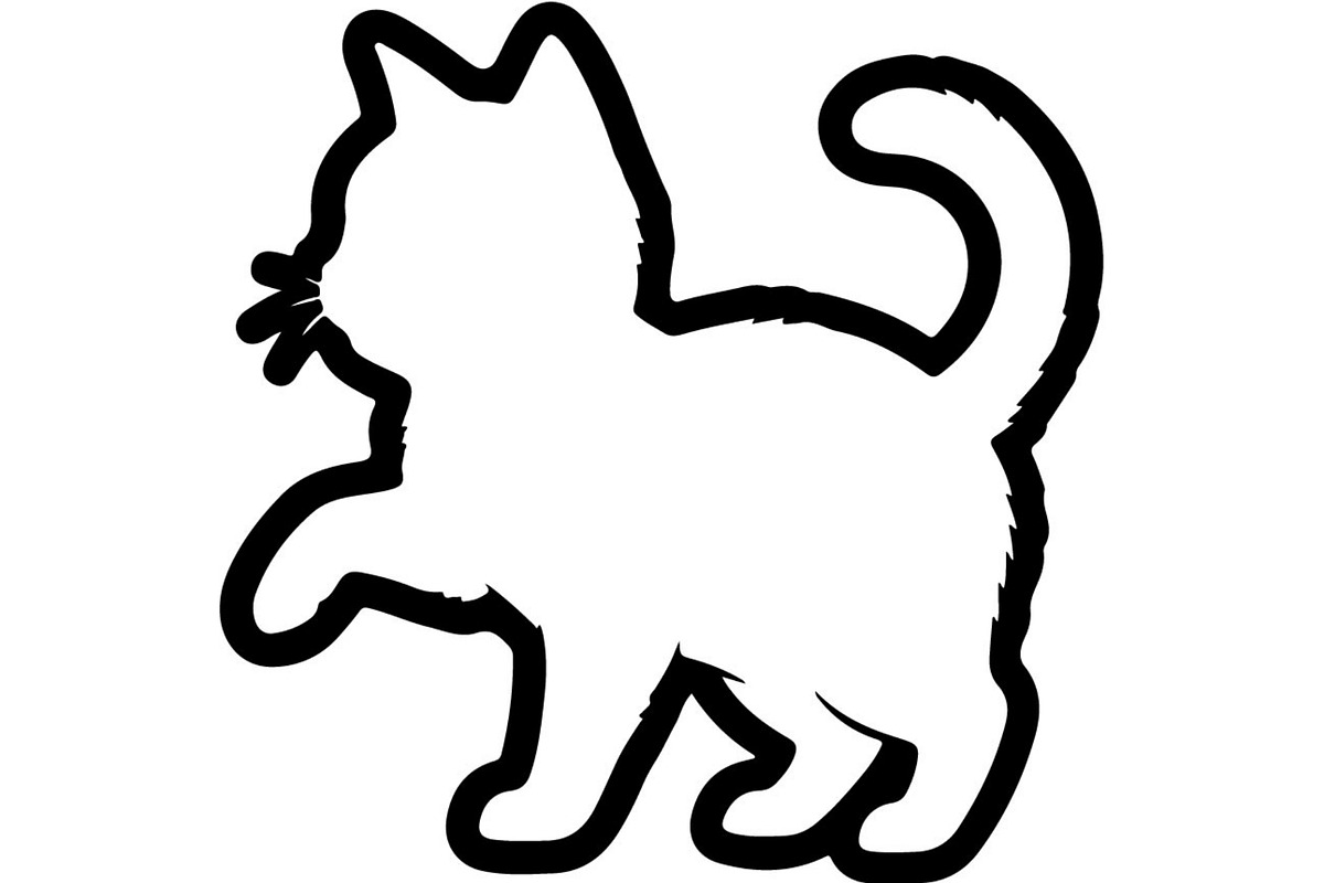 Cute Cat Silhouette Mega Vector Bund, an Animal Illustration by Designer_Momina (Photo 9 of 34)