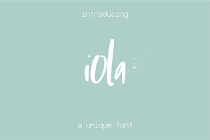 Iola Font