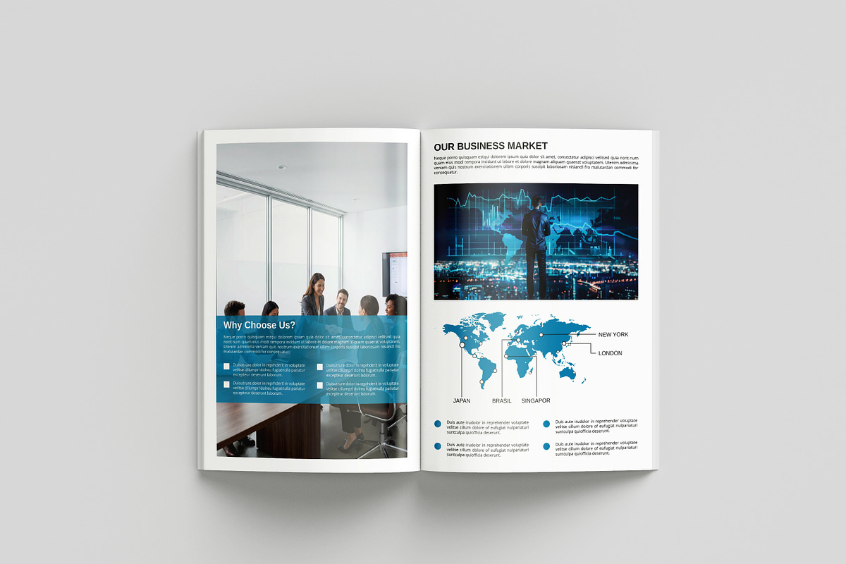 Corporate Brochure Template, a Brochure Template by Template Shop (Photo 5 of 8)