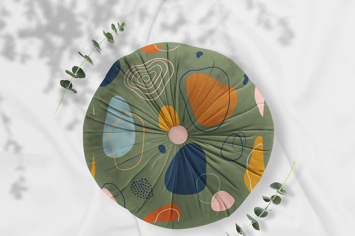 Pillows vol.4: with floral elements, a Print Template by Mocca Mockups Store (Photo 7 of 29)