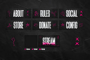 Glitch Twitch Overlay, a Design Template by StreamSkins (Thumbnail 3 of 5)