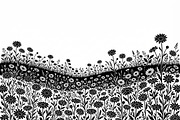 60 Daisy Flower Field Silhouette, a Seasonal Illustration by Amazin_art (Thumbnail 28 of 35)