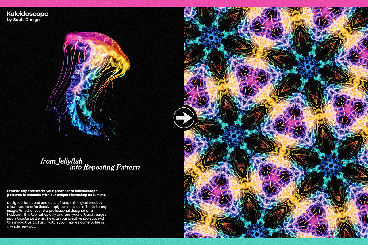 Kaleidoscope Pattern Creator, a Pattern Graphic by Sault Design (Photo 2 of 7)