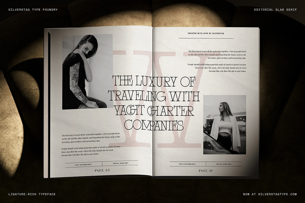 Alorisse – Editorial Ligature Font, a Font by SilverStag Type Foundry (Photo 11 of 20)