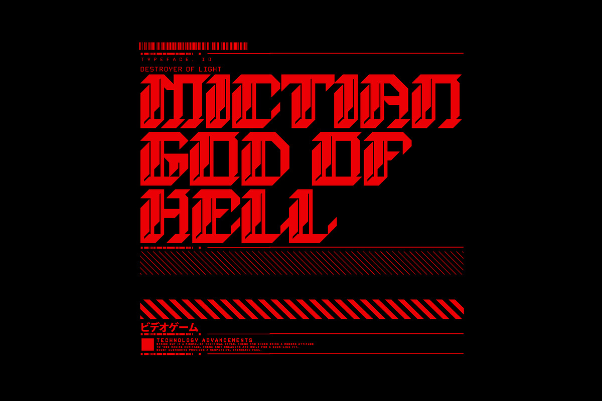 MICTIAN, a Font by Hydro74 (Photo 1 of 4)