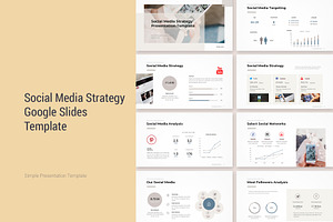 Social Media Strategy Google Slides