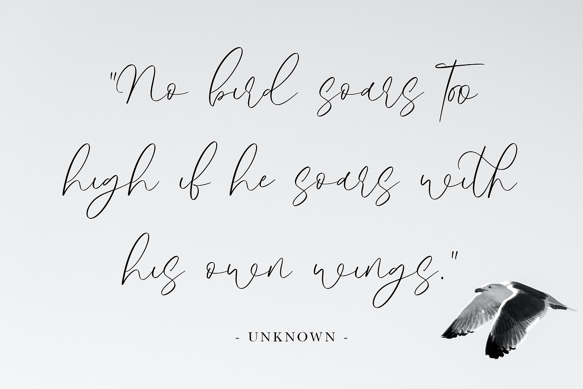 Broadloom, a Handwritten Font by HATFSTUDIO (Photo 7 of 8)