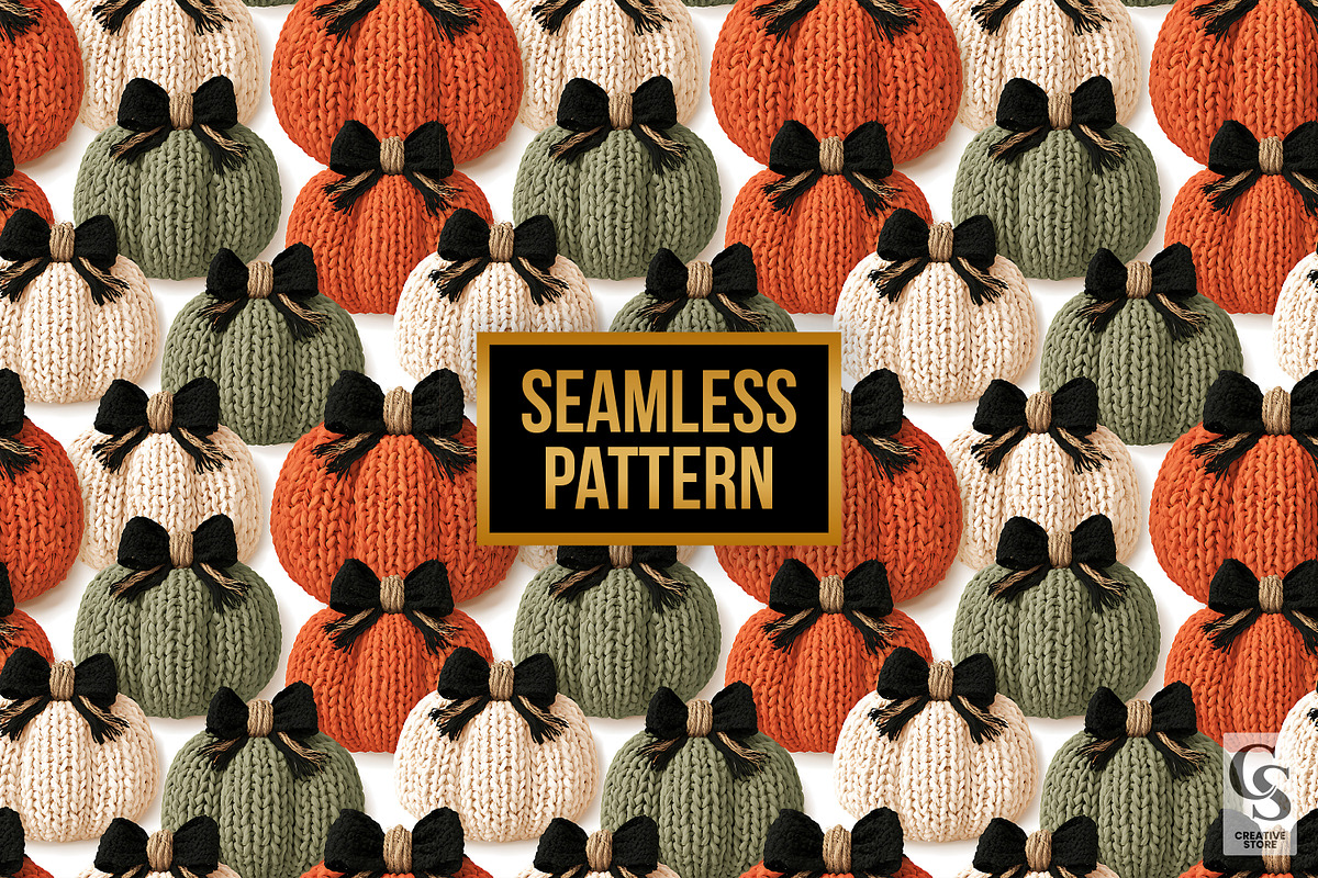Fall Coquette Crochet Pumpkins, a Pattern Graphic by Creative Store (Photo 4 of 5)