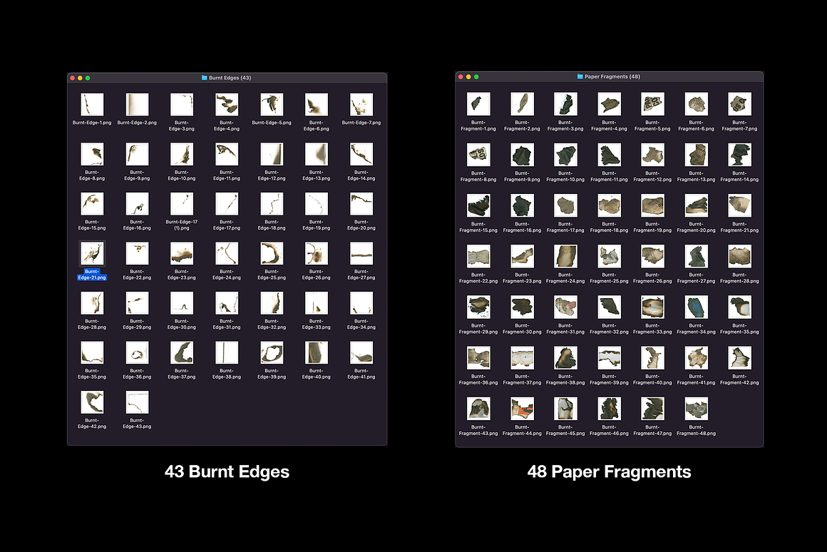 Burnt Paper Texture Pack, a Texture Graphic by BLKMARKET© (Photo 3 of 7)