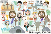 The Easter Story Clipart, a Person Illustration by Lime & Kiwi Designs (Thumbnail 2 of 2)