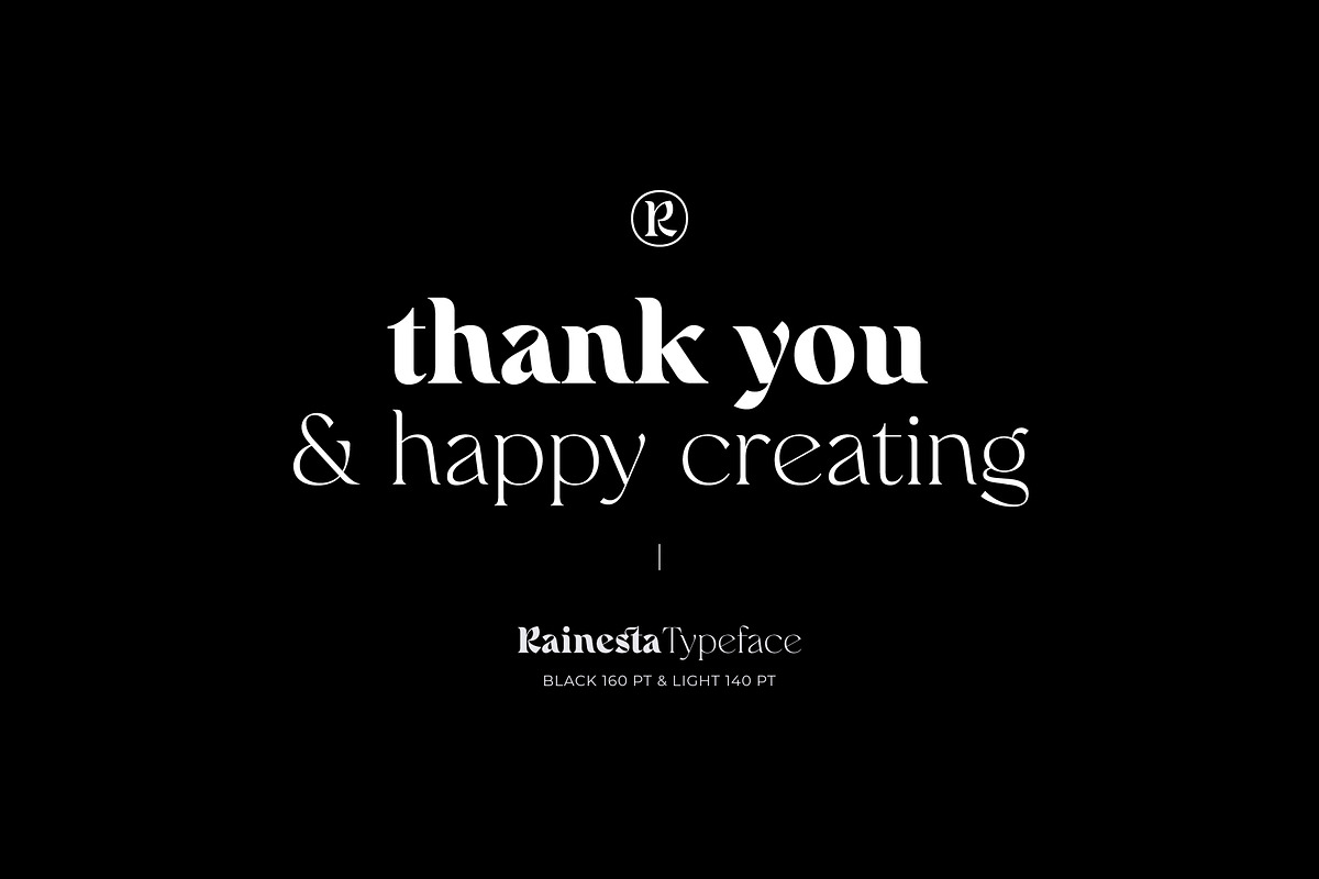 Rainesta Font, a Serif Font by Digitype Studio (Photo 10 of 10)