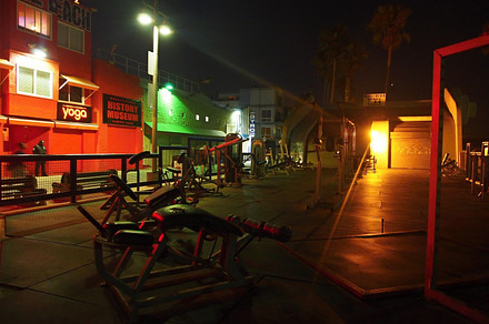 Muscle Beach, Venice at Night
