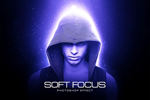 Soft Focus Photo Effect Mockup, a Brushes & More by INTENTFX