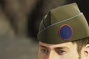 Garrison Side Cap With Patch