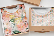 Watercolor pink bouquet pattern, a Pattern Graphic by yahu88studio (Thumbnail 5 of 7)