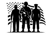 Military Brotherhood Patriot Flag, an Object Graphic by Gfx_Store (Thumbnail 4 of 17)