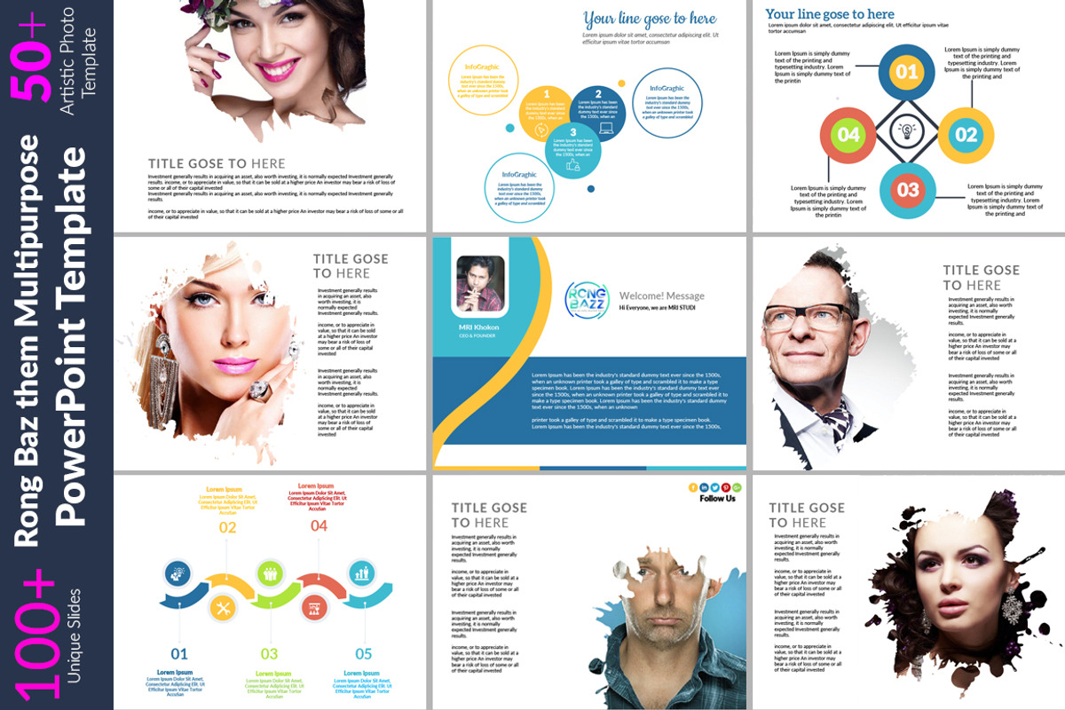 Multipurpose PowerPoint Template, a Marketing Template by MRI STUDIO (Photo 7 of 8)