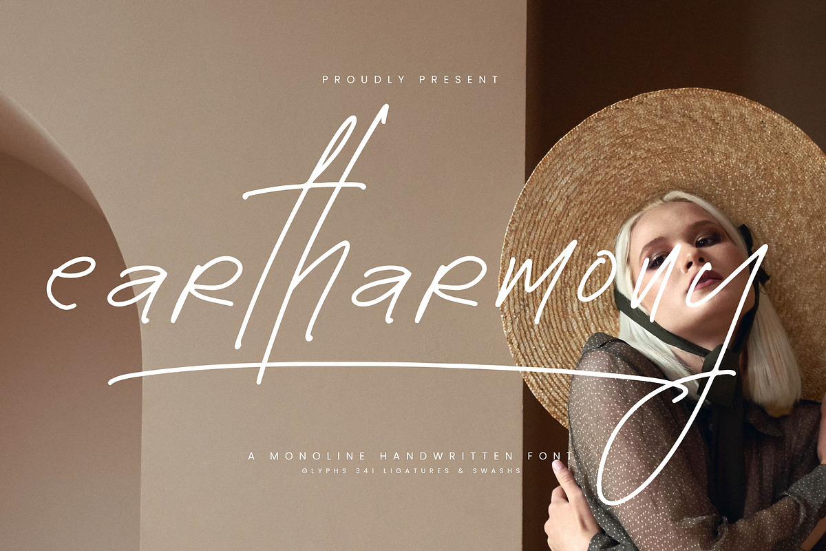 Eartharmony, a Handwritten Font by Integritype Studio (Photo 1 of 15)