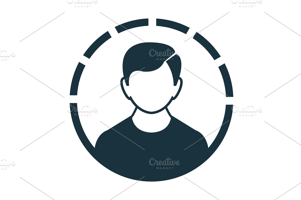 User profile icon showing person, an Object Illustration by Aimagenarium@gmail.com