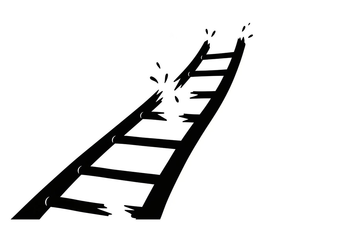 50 Broken Ladder Silhouette Bundle, an Illustration by Designs_River (Photo 45 of 51)