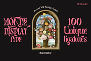 Monde - 100 Ligatures, a Serif Font by Burntilldead (Thumbnail 3 of 16)