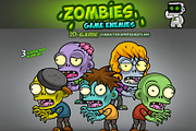 Zombies 2D Game Character Sprites 09, an Illustration by CreativeGameArt (Thumbnail 1 of 4)