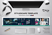 Stylescape / Moodboard Template 07, a Product Mockup by Andre28 (Thumbnail 1 of 6)