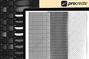 100Procreate Manga Screentone Brush, a Brush Add-On by DrawingStoryShop (Thumbnail 6 of 6)