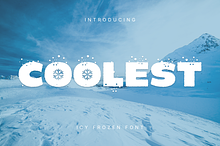 Coolest – Icy Frozen Fonts