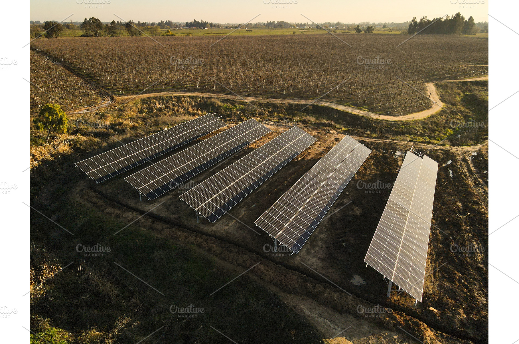 Aerial view of solar power plant, an Industrial Photo by LARISA BLINOVA