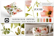 Watercolor Floral Pattern, a Pattern Graphic by PROTEA Watercolor Studio (Thumbnail 7 of 7)