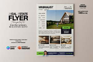 Real Estate Property Flyer, a Flyer Template by Prapti Design