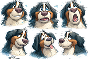 Funny Dog Sticker Pack 120+ Sheets, a Print Template by Virgo Studio (Thumbnail 14 of 16)