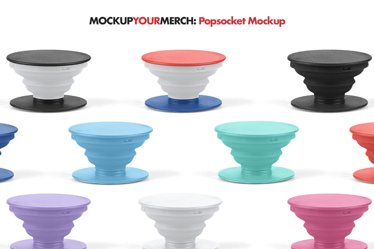 Popsocket Mockup, a Merchandise Mockup by Brent Galloway (Photo 4 of 5)