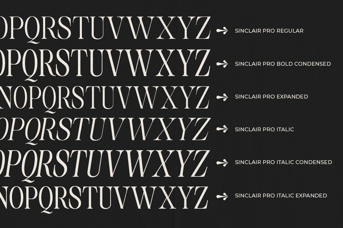 Sinclair Pro Obsession | 12 Font, a Serif Font by Natural Ink Studio (Photo 11 of 17)