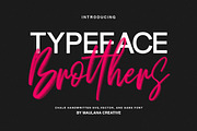 Brotthers SVG Brush Font, a Handwritten Font by Maulana Creative (Thumbnail 1 of 10)