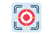 Focus Flat Icon, a Duotone Icon by Pexelpy (Thumbnail 2 of 2)