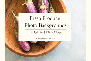 Fresh Produce Photo Backgrounds