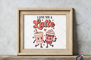 I Love You A Latte PNG, an Illustration by Creative Art (Thumbnail 5 of 6)