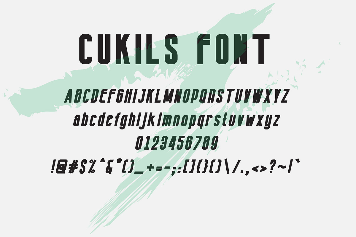 Cukils Font Sans Serif, a Sans Serif Font by gagego (Photo 2 of 5)