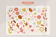 Retro Florals - Nature Collection, a Seasonal Illustration by miumiu (Thumbnail 5 of 15)