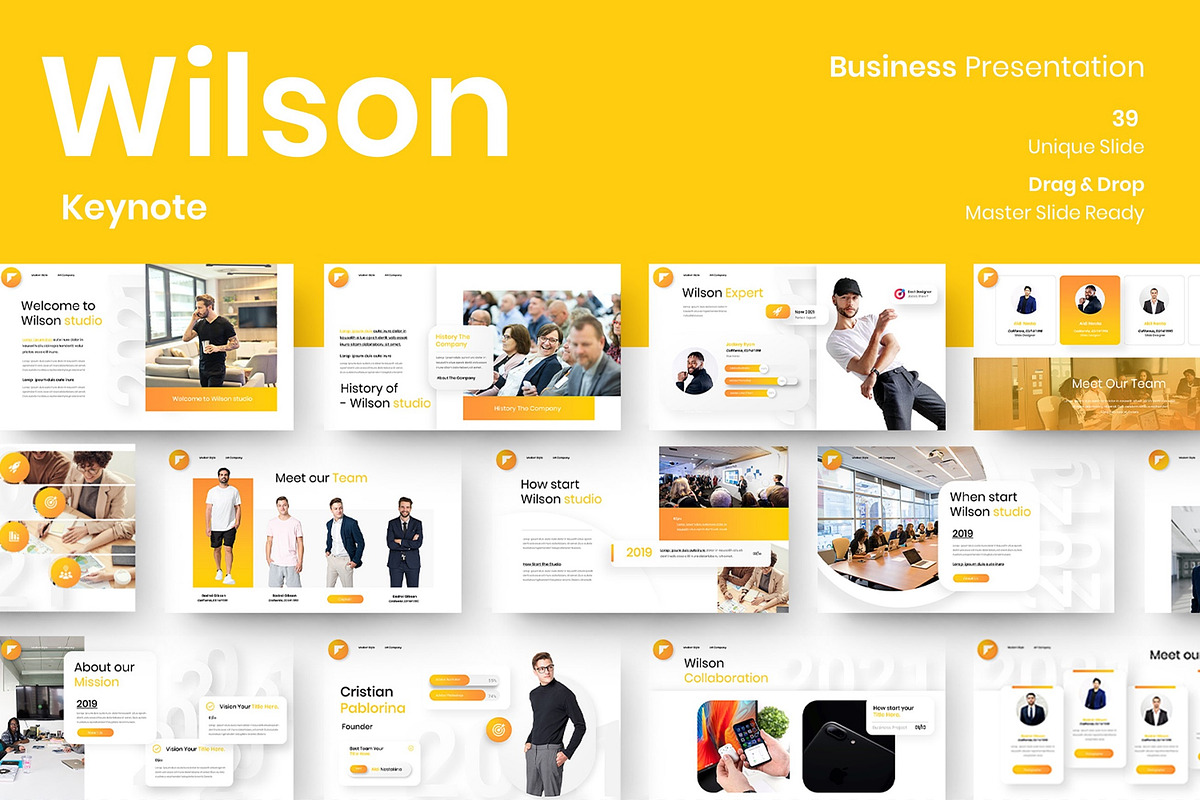 Wilson – Business Keynote Template, a Presentation Template by Dens Creative Studio (Photo 1 of 6)