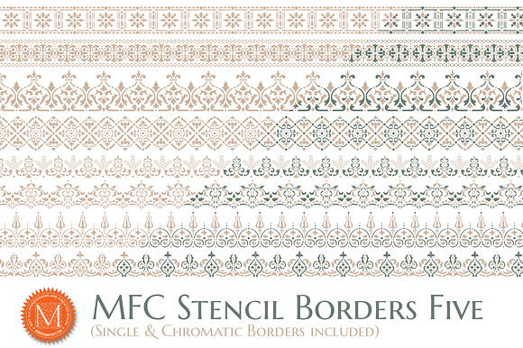 MFC Stencil Borders Five preview 8