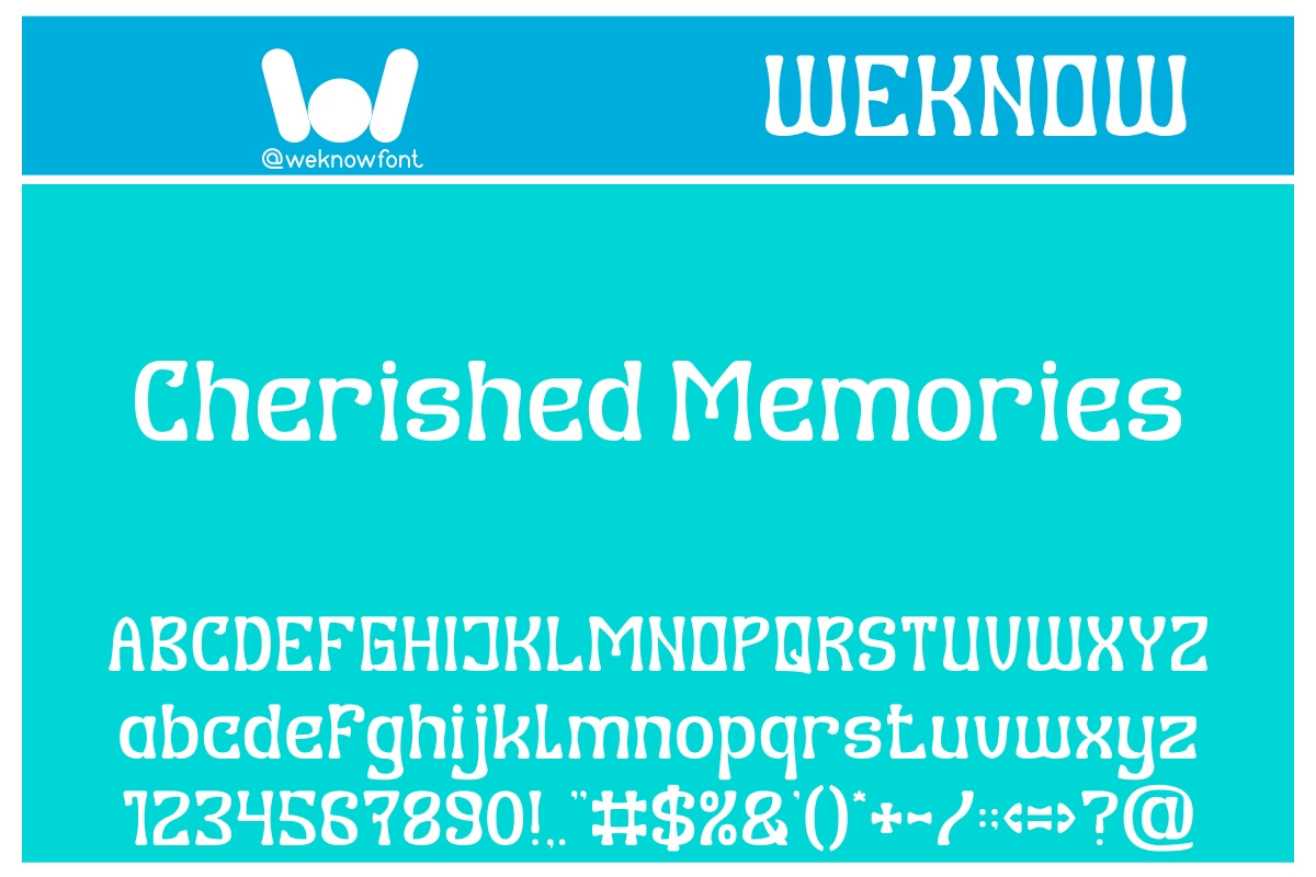 Best of Luck font, a Font by weknow (Photo 5 of 8)