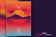 1980s Synthwave Templates, a Flyer Template by Polar Vectors (Thumbnail 3 of 7)