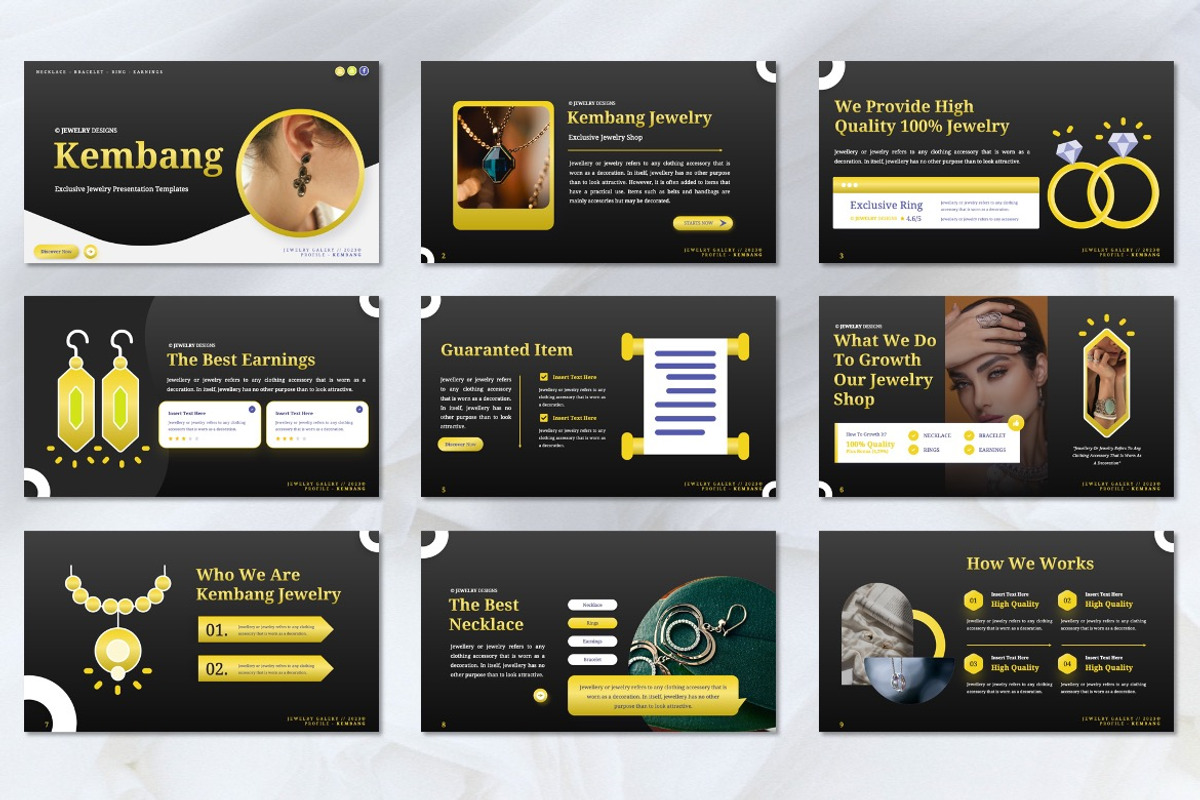 Kembang - Jewelry Googleslide, a Presentation Template by Dhabee (Photo 6 of 8)