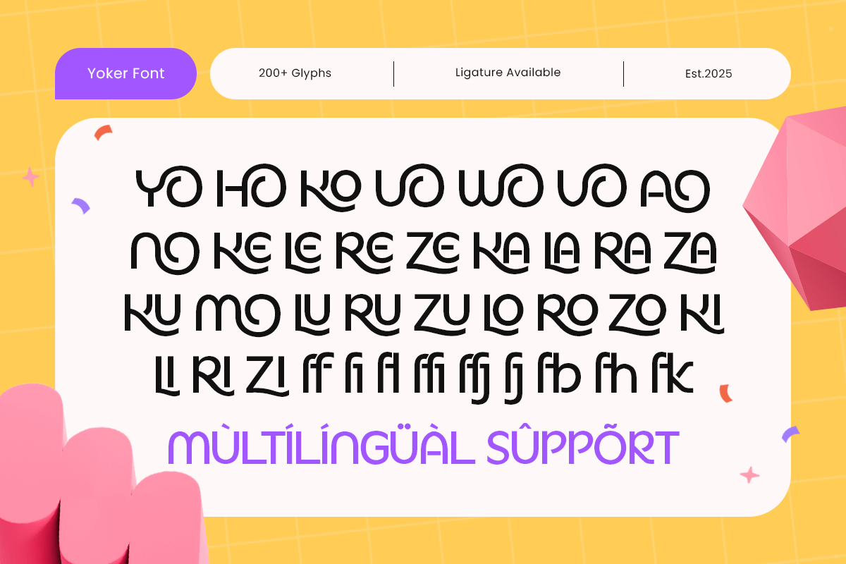 Yorker - Modern Display Fancy Font, a Sans Serif Font by TokoPress (Photo 12 of 12)