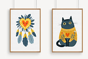 Whimsical Cozy Valentine Clipart, an Illustration by Libby Wishes (Thumbnail 5 of 6)