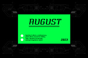Cyberhouse Futuristic Display Font, a Serif Font by UICreative (Thumbnail 5 of 13)