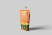 Editable Drink Pouch Mockup, a Packaging Mockup by bimockup (Thumbnail 5 of 6)